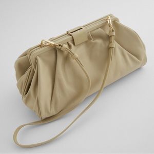 ZARA Limited Edition Leather Bag Purse Clutch